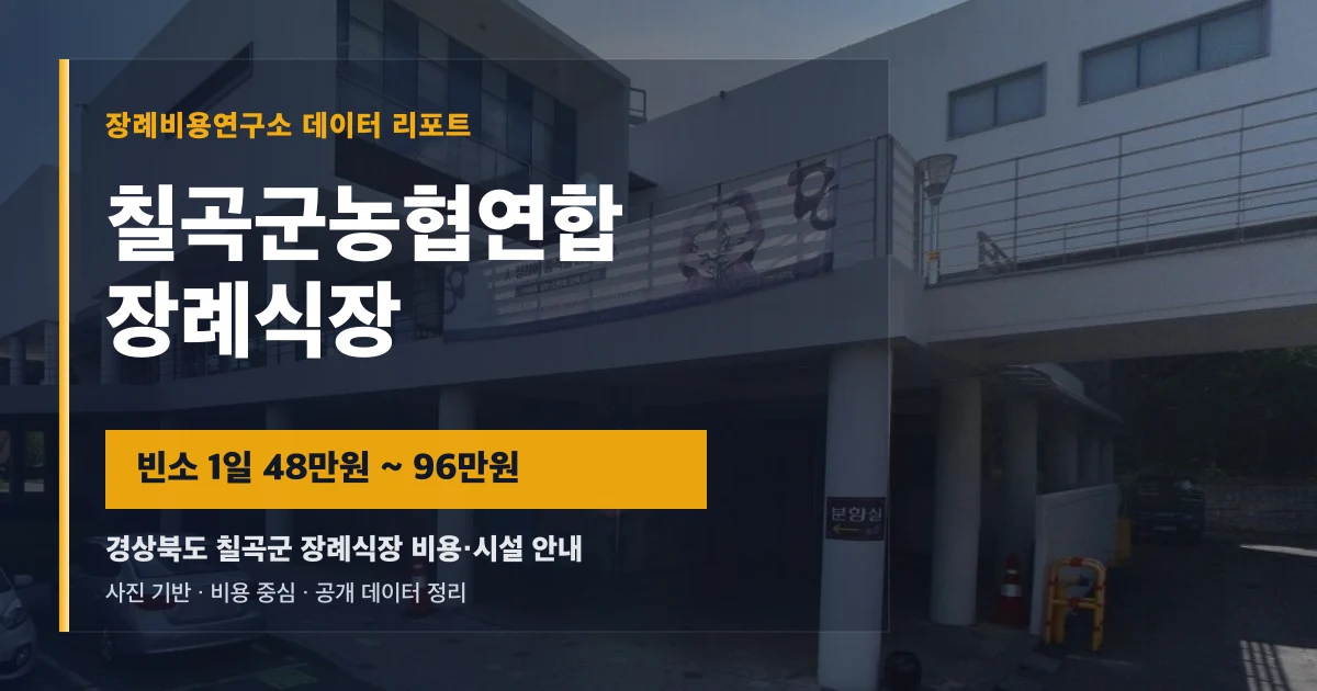 칠곡군농협연합장례식장