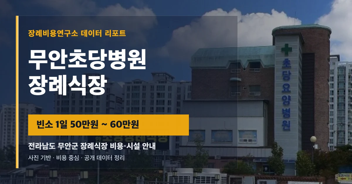 무안초당병원장례식장